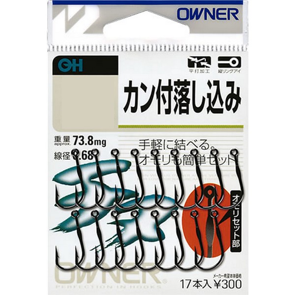 Крючок Owner №13179  №3 (17шт.)  KANTSUKI OTOSHIKOMI