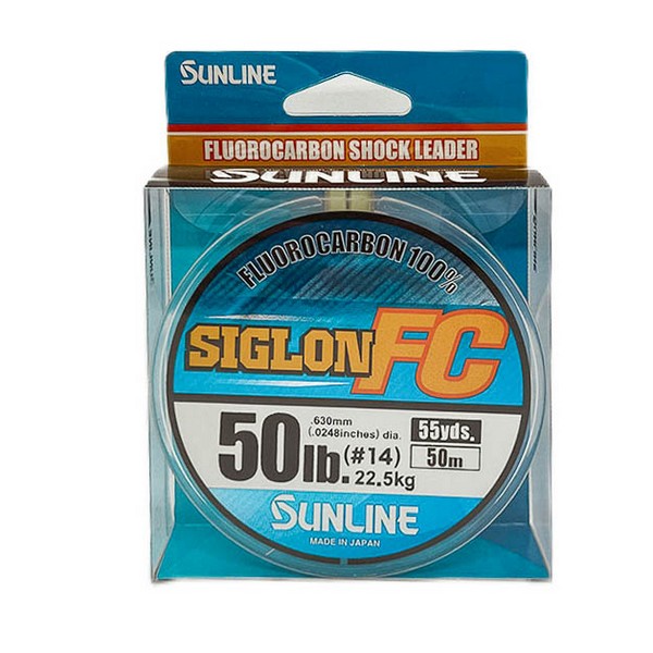 Леска флюрокарбон SUNLINE Siglon FC 2020 HG 50m #10 0.550mm 17.0kg (088388)