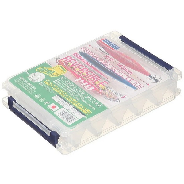 Коробка MEIHO REVERSIBLE 140 Clear 205x145x40